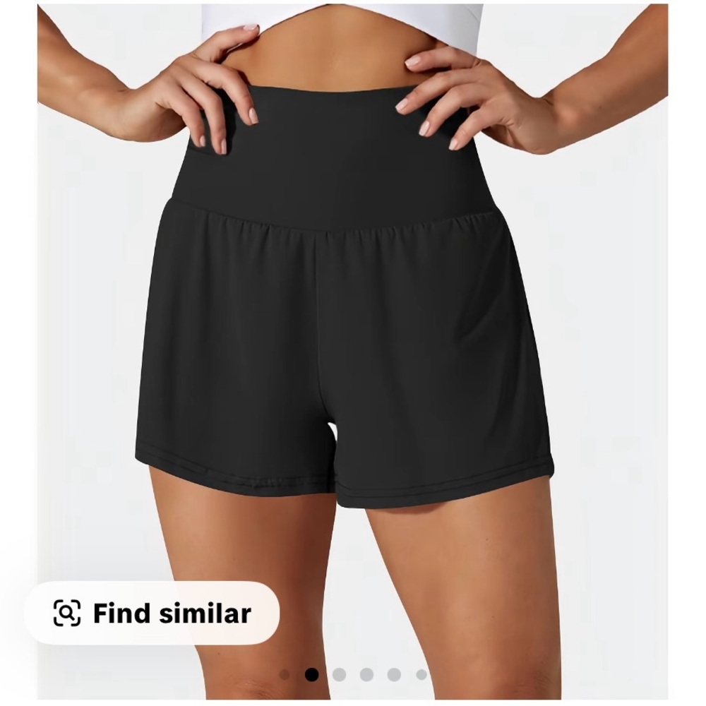 HALARA Women's High-Waisted Charcoal Shorts